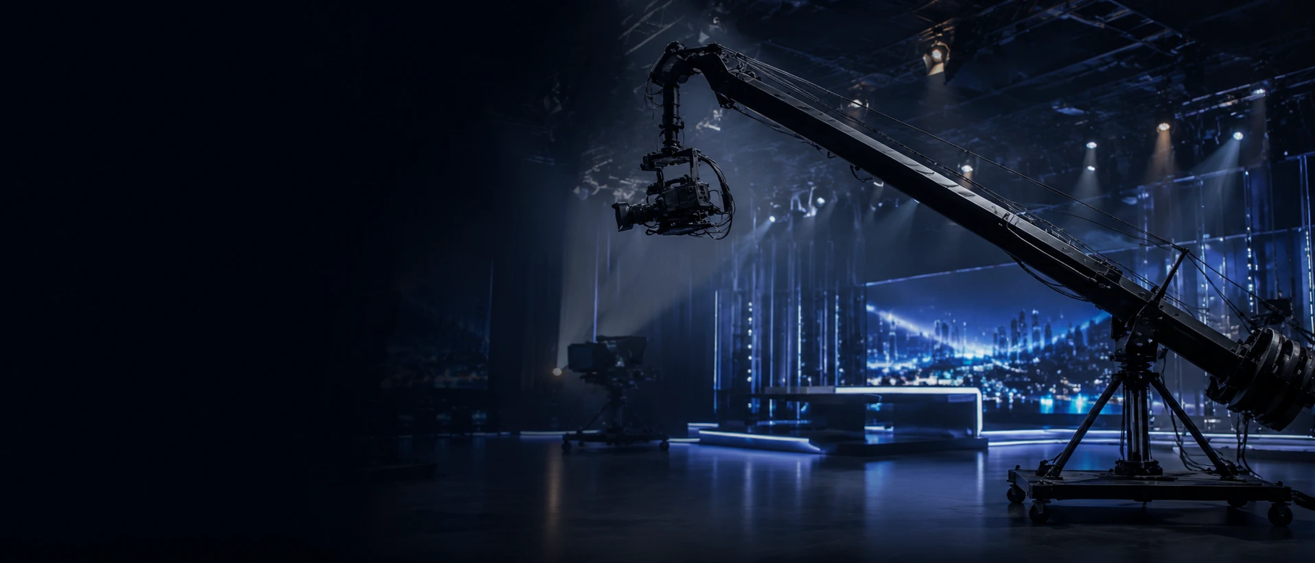 Açık hava prodüksiyonunda Jimmy Jib kamera vinci